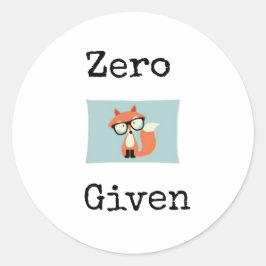 Adesivo Zero "Fox" Dado