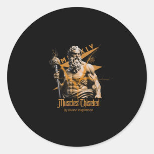 Adesivo Zeus Deuses Gregos Trovão Mitologia Academia Motiv