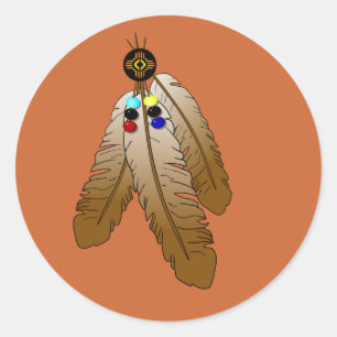 Adesivo Zia Sun e penas