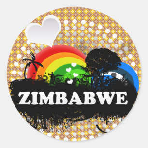Adesivo Zimbabwe frutado bonito