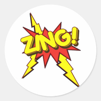 Adesivo Zing, Zap, Pow!!
