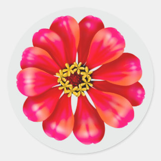 Adesivo Zínia Rosa