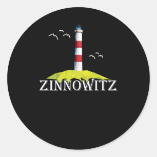 Adesivo Zinocwitz Island Usedom Ostsee Beach Souvenir