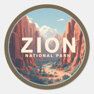 Adesivo Zion National Park Utah