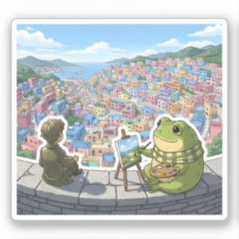Adesivo Zochi na Vila Gamcheon