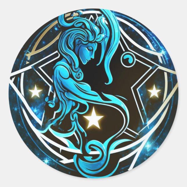 Adesivo Zodiac - Aquarius Sticker (Frente)