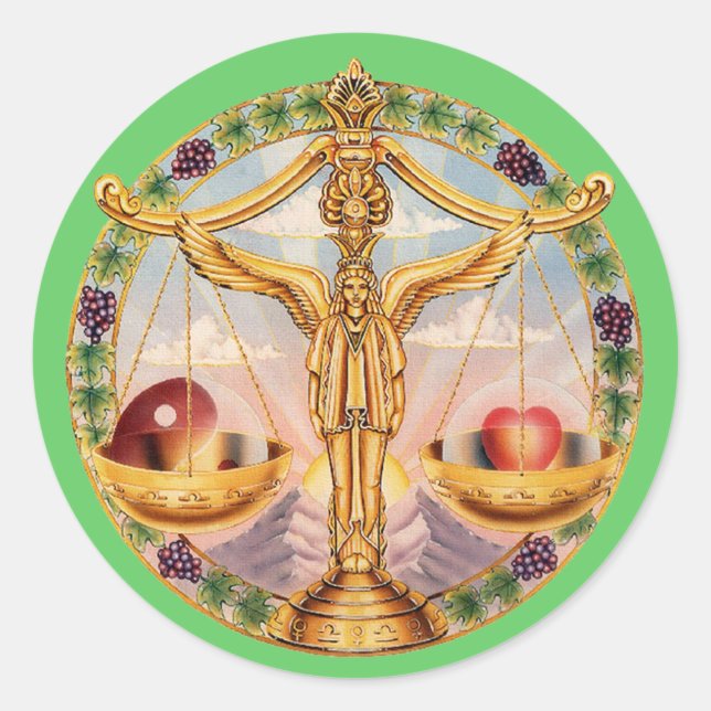 Adesivo Zodiac Libra - Personalize-o! (Frente)