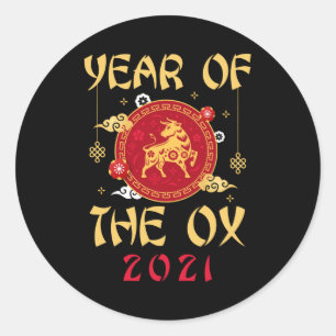 Adesivo Zodíaco chinês Ox