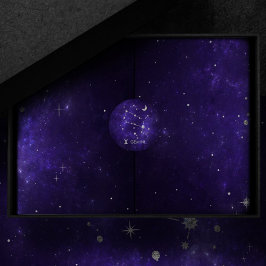 Adesivo Zodíaco Gêmeos Roxo | Horóscopo de Astrologia Cósm