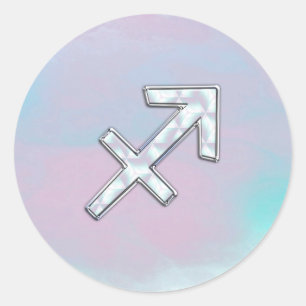 Adesivo Zodíaco Moderno Sagitário sobre a Mãe do Estilo