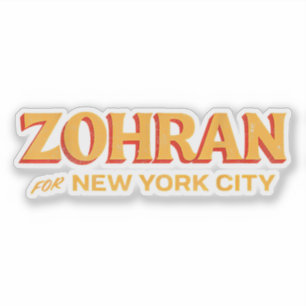 Adesivo Zohran Mamdani Para Prefeito 2025 Zohran Mamdani