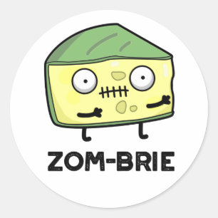 Adesivo Zom-brie Zombie Brie Cheie Halloween