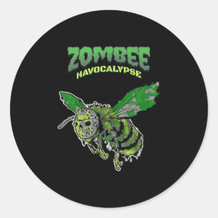 Adesivo Zombee Havocalypse Bee Dia de as Bruxas engraçado