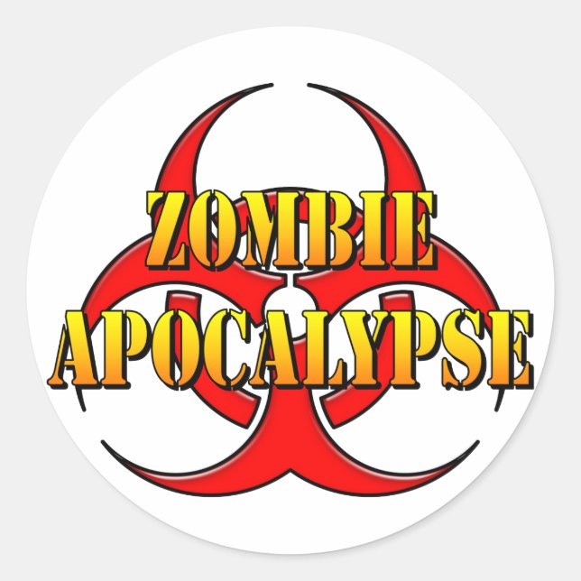 Adesivo Zombie Apocalypse (Frente)