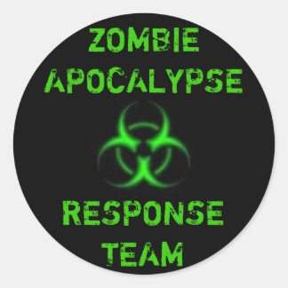 Adesivo Zombie Apocalypse equipe verde