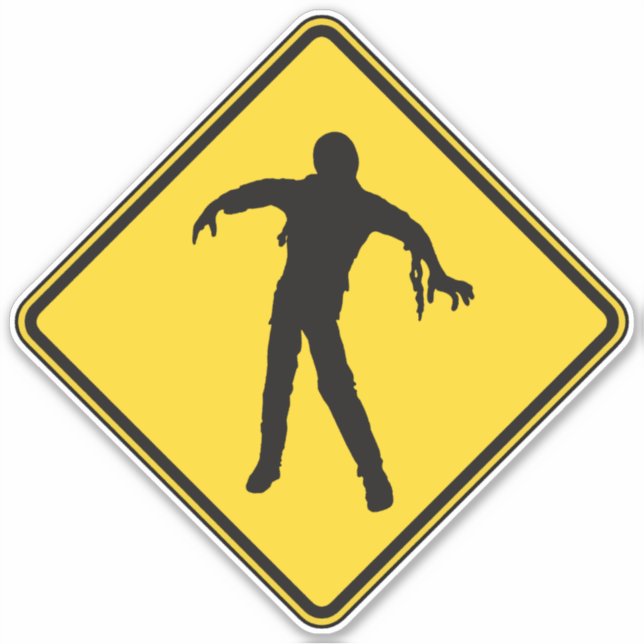 Adesivo Zombie Crossing (Frente)