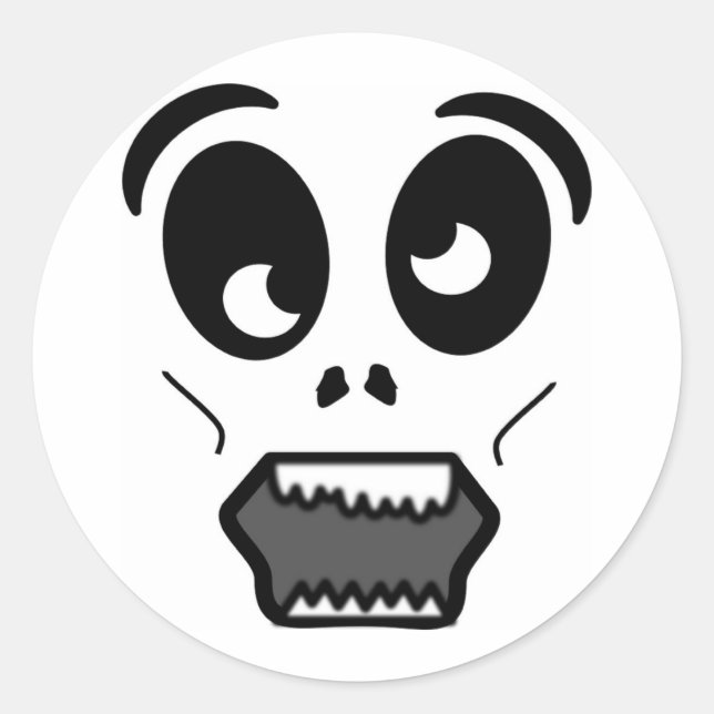 ADESIVO ZOMBIE FACE (Frente)
