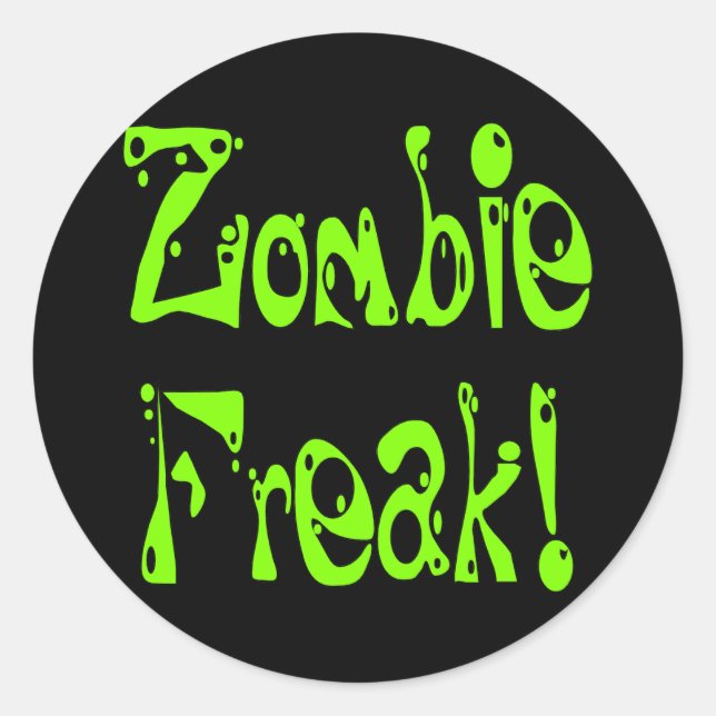 Adesivo Zombie Freak # 9 (Frente)