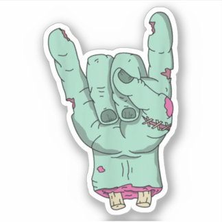 Adesivo Zombie Hands Horror Halloween Tshirt - Broken Bone