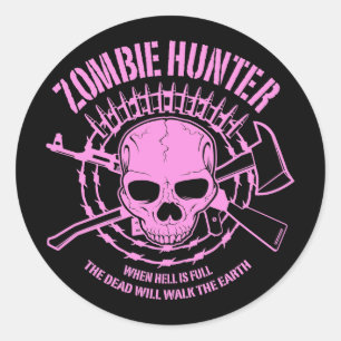 Adesivo Zombie Hunter Sticker