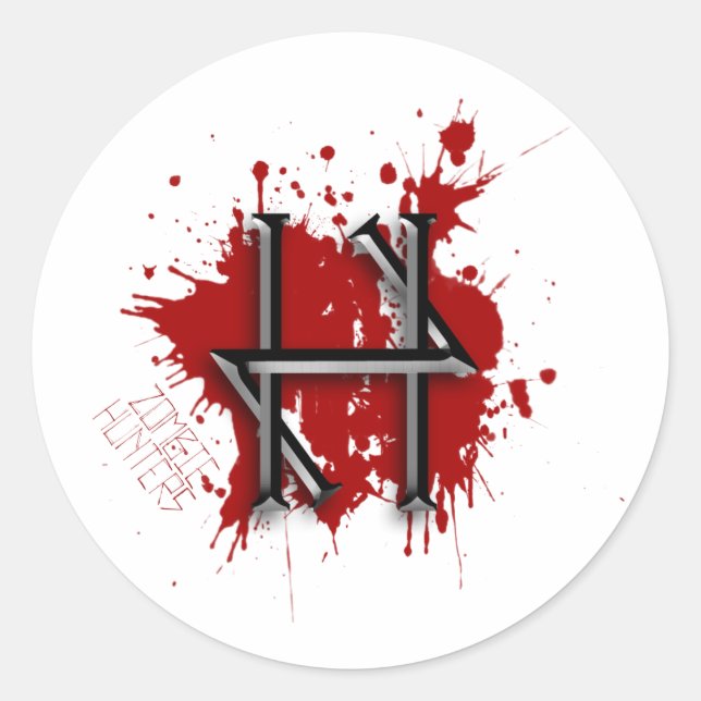Adesivo Zombie Hunter Stickers (Frente)