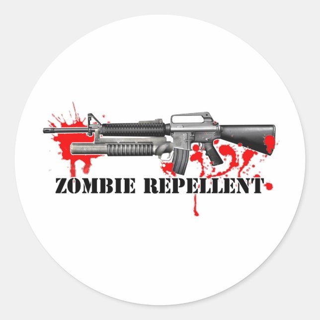 Adesivo Zombie Repellent (Frente)