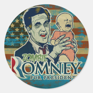 Adesivo Zombie Romney Sticker Set