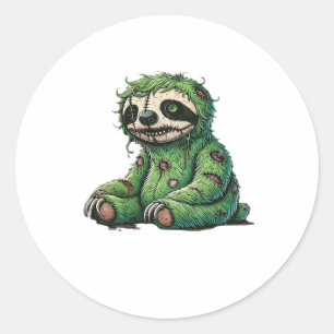 Adesivo Zombie Sloth Halloween Zombie Sloth Zombie Lover C