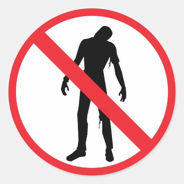 Adesivo Zombie Sticker (Frente)