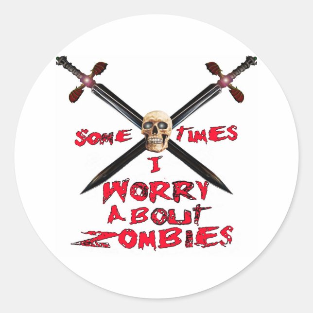 Adesivo Zombie Stickers (Frente)
