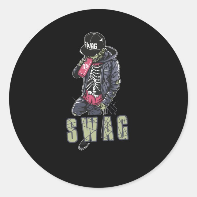 Adesivo Zombie Swag (Frente)