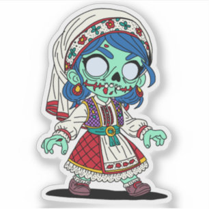 Adesivo Zombie Turca