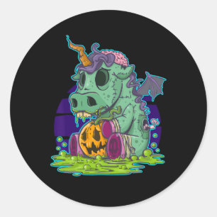 Adesivo Zombie Unicorn Halloween Figurume Fantasma-Mummy