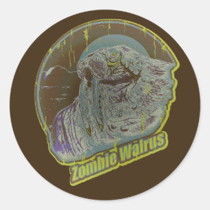 Adesivo Zombie Walrus