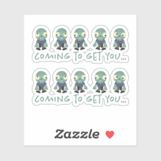 Adesivo Zombies... vindo buscar você!