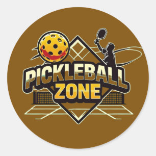 Adesivo Zona de Pickleball - Perfeito para Jogadores Passi