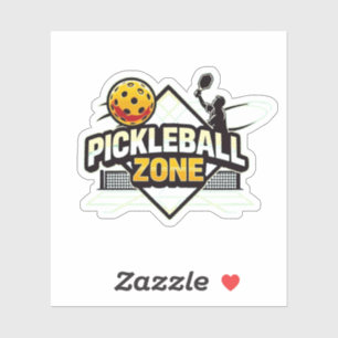 Adesivo Zona de Pickleball - Perfeito para Jogadores Passi