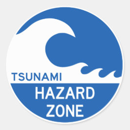 Adesivo Zona de Tsunami