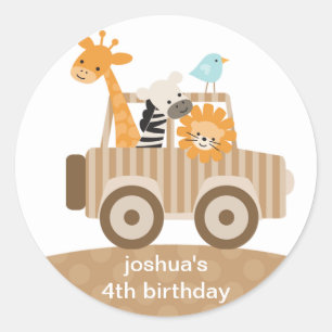 Adesivo Zoo Safari Stickers