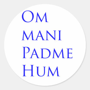 Adesivo Zumbido do OM Mani Padme