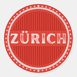 Adesivo Zurich City Pride Emblem – Swiss Identity