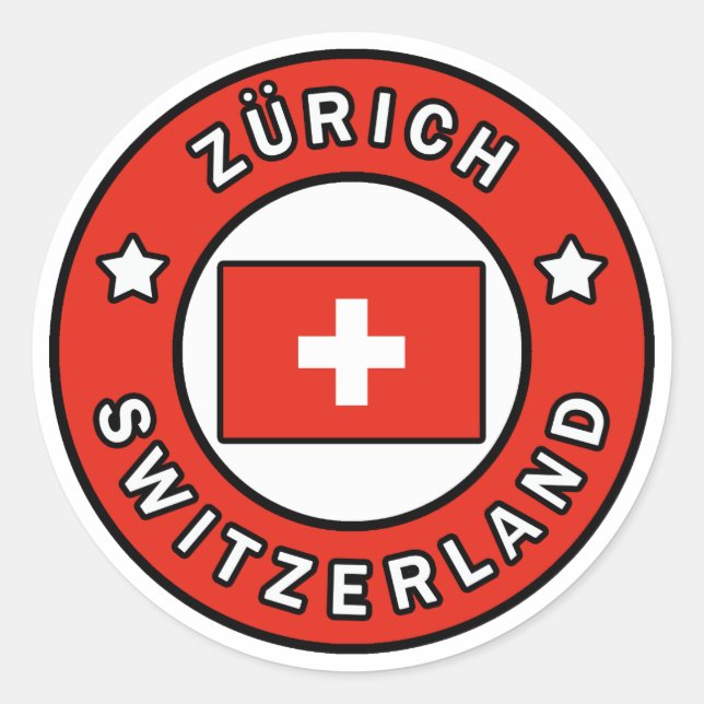 Adesivo Zürich Suiça (Frente)