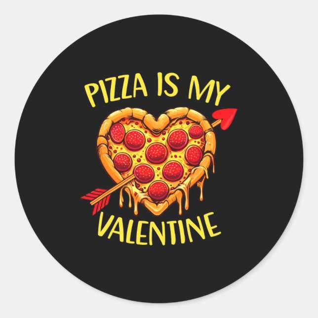 Adesivo Zza Is My Valentine Funny Valentines Day Boys Ki  (Frente)