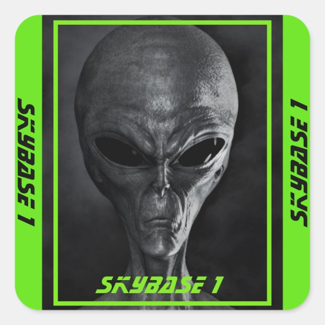 Adesivos Alein do SkyBase1 Personalizados (Frente)