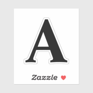 Adesivos alfabéticos adesivos de 2 polegadas