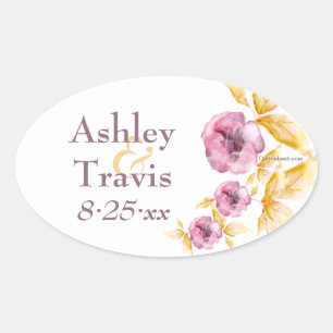 Adesivos Aquarela Plumrose