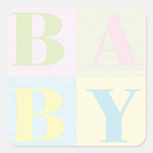 Adesivos "BABY Blocks"
