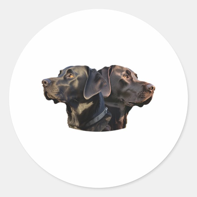 Adesivos Black Labrador (Frente)