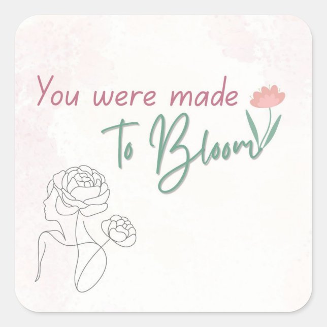 Adesivos Bloom | Florais Fofos  (Frente)