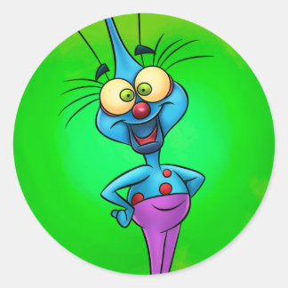 adesivos bonitos de desenho animado